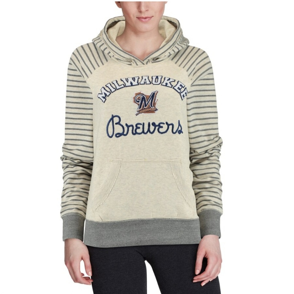 Milwaukee Brewers striped hoodie